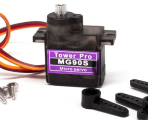 Pinout servomotoru MG90S, řízení PWM a specifikace